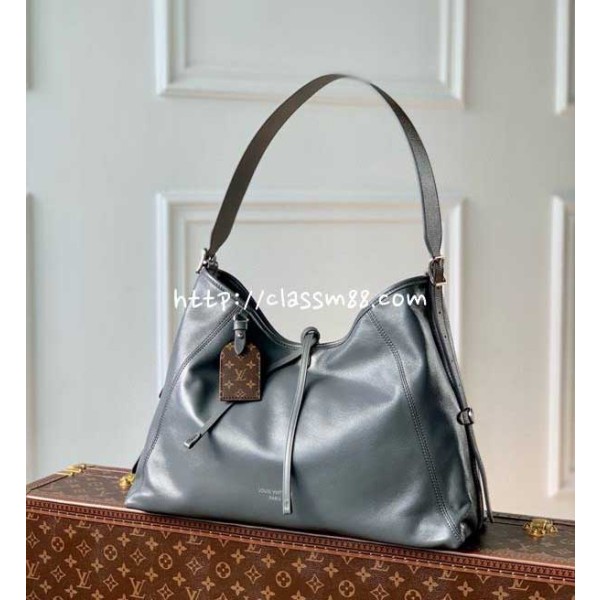 루이비통 24 한정판 M12583 CarryAll Dark 양가죽 램스킨 가방 C3203