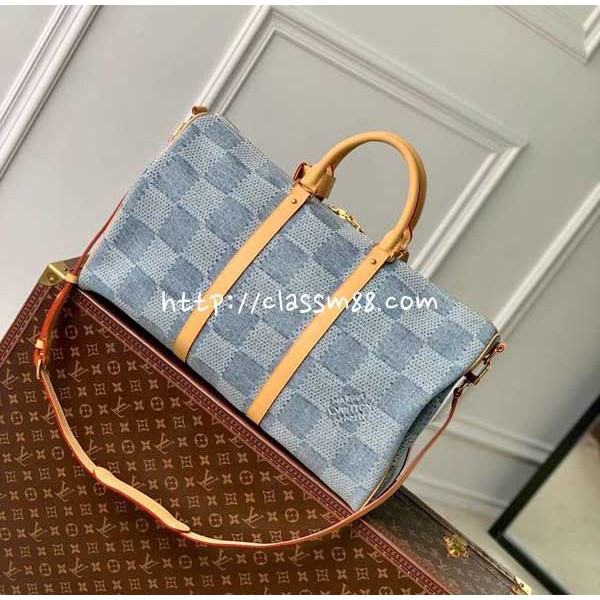 루이비통 24 한정판 N40739 Keepall Bandoulière 50 여행 가방 C3243