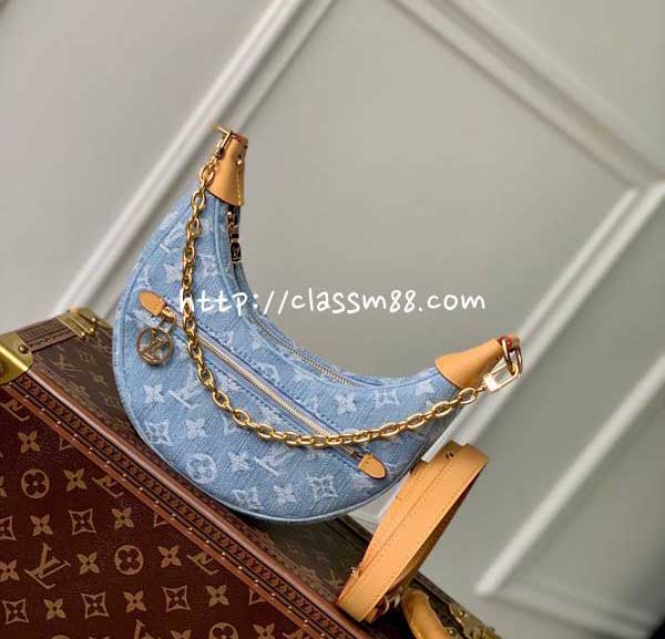 루이비통 24 한정판 M24846 Monogram Denim 크로스백 가방 C3269