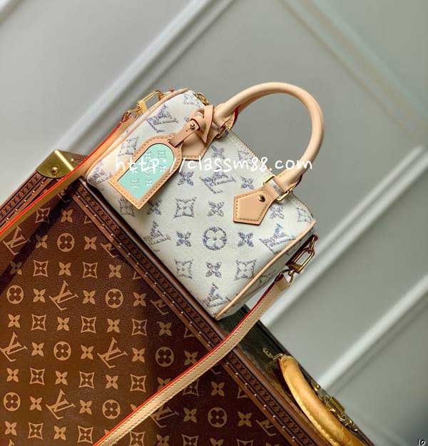 루이비통 24 한정판 M24709 Speedy Bandoulière 20 크로스백 가방 C3286
