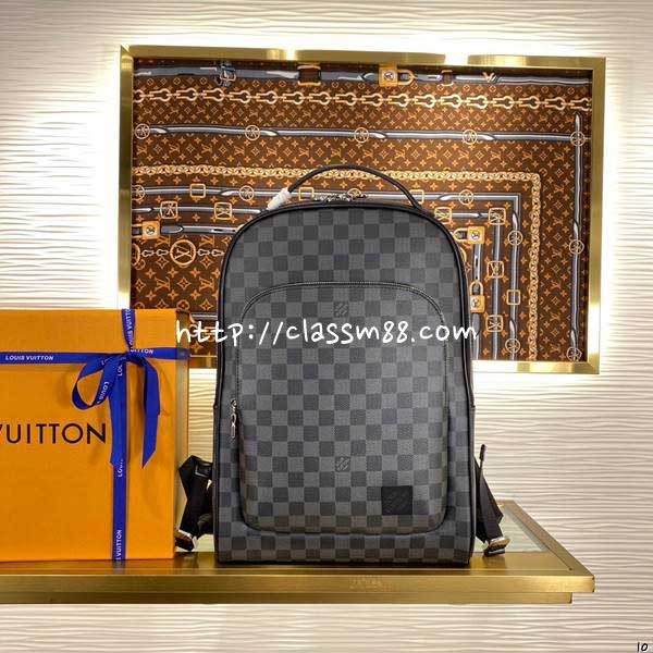 루이비통 24 한정판 Damier Graphite 백팩 C3297