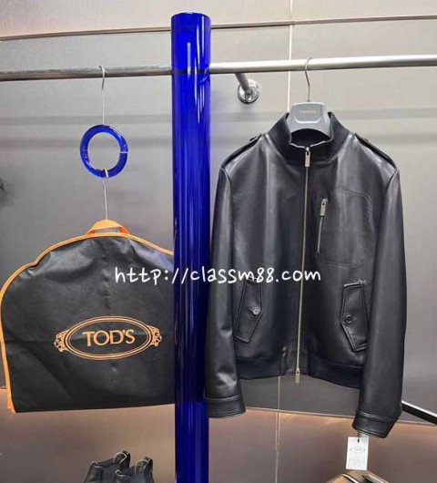 TODS 24 한정판 AG21806 양가죽 램스킨 긴팔 자켓 A9523