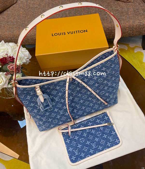 루이비통 24 한정판 M46855 CARRYALL MM 크로스백 가방 C3327