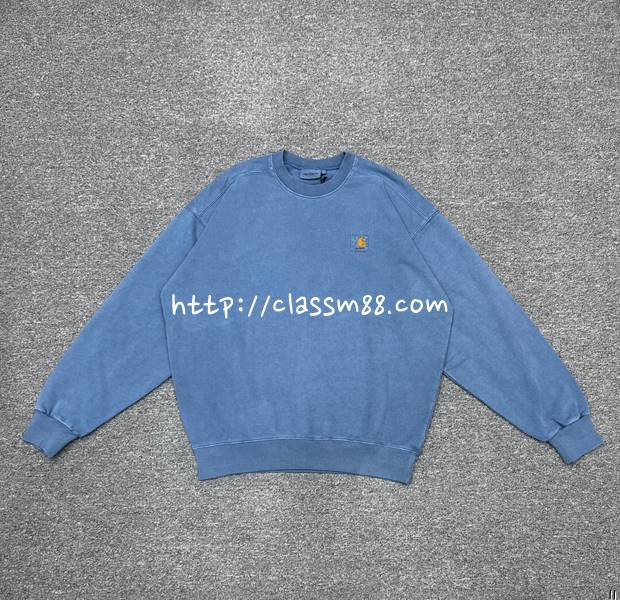 베이프 24 한정판 XX920 Carhartt Wip Vista Sweat 남여공용 긴팔 맨투맨 A9622