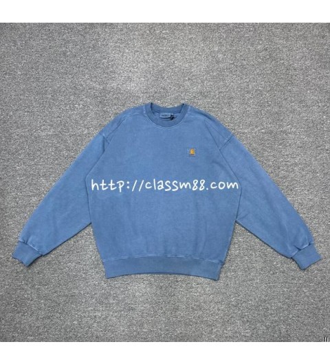 베이프 24 한정판 XX920 Carhartt Wip Vista Sweat 남여공용 긴팔 맨투맨 A9622