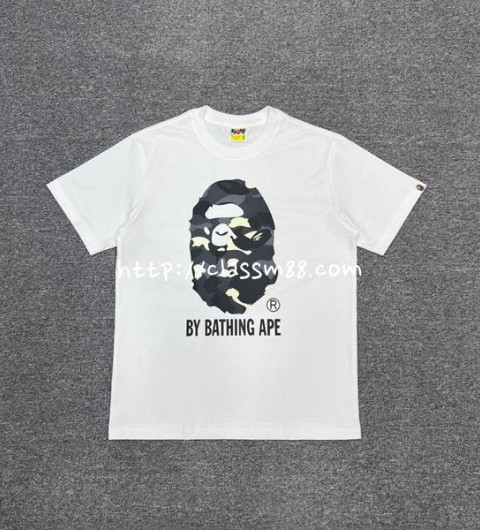 베이프 24 한정판 XX252 BAPECITY CAMO APE TEE 남여공용 반팔 티셔츠 A9636