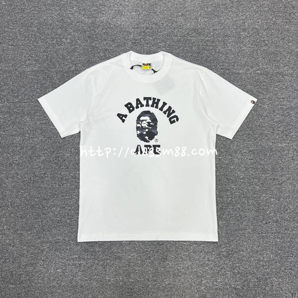 베이프 24 한정판 XX251 BAPE CITY CAMO COLLEGE TEE 남여공용 반팔 티셔츠 A9637