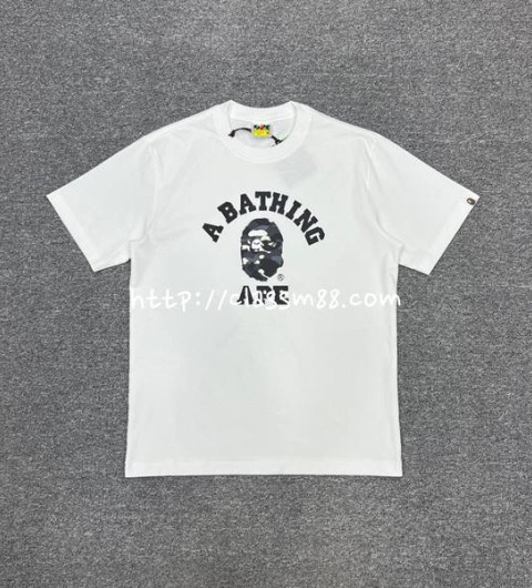 베이프 24 한정판 XX251 BAPE CITY CAMO COLLEGE TEE 남여공용 반팔 티셔츠 A9637