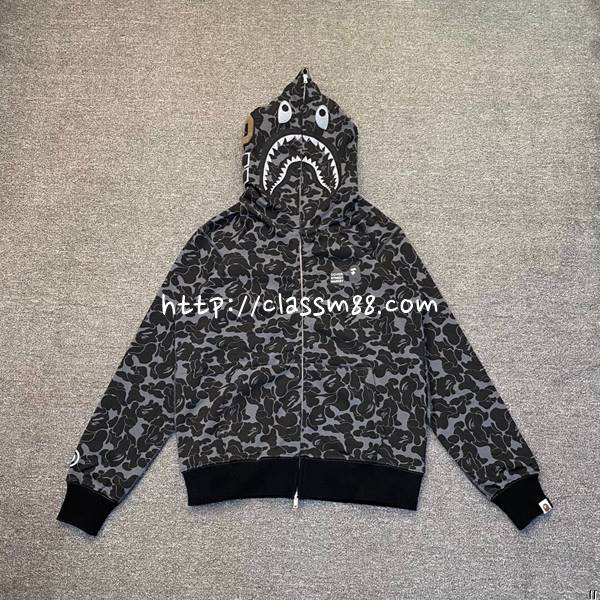 베이프 24 한정판 XX061 Dover Street Market Bape DSM 남여공용 긴팔 후드 자켓 A9650