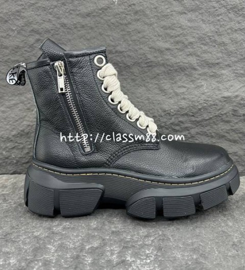 릭오웬스 24 한정판 DR.MARTENS X RICK OWENS 1460 DMXL 남여공용 하이 신발 B3533