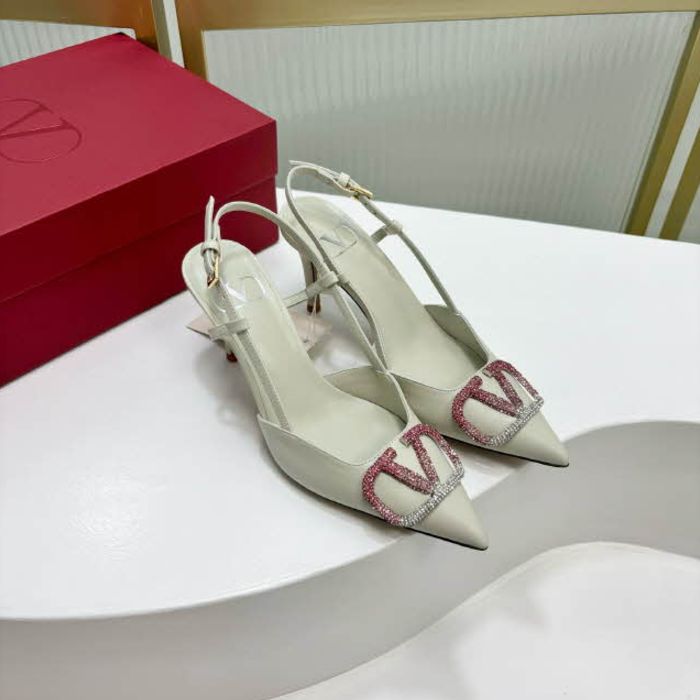 발렌티노 24 한정판 8cm 여성 하이힐 B3696
