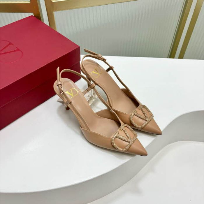 발렌티노 24 한정판 8cm 여성 하이힐 B3697