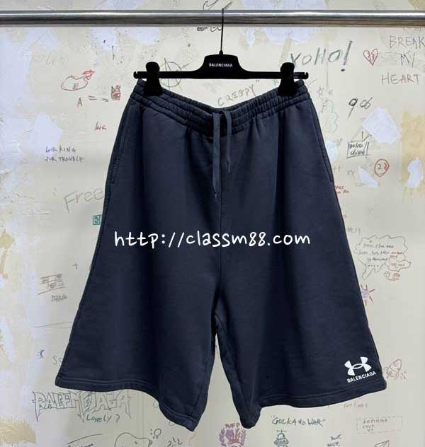 발렌시아가 24 한정판 Under Armour 5부 바지 A9825