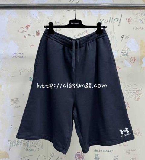 발렌시아가 24 한정판 Under Armour 5부 바지 A9825