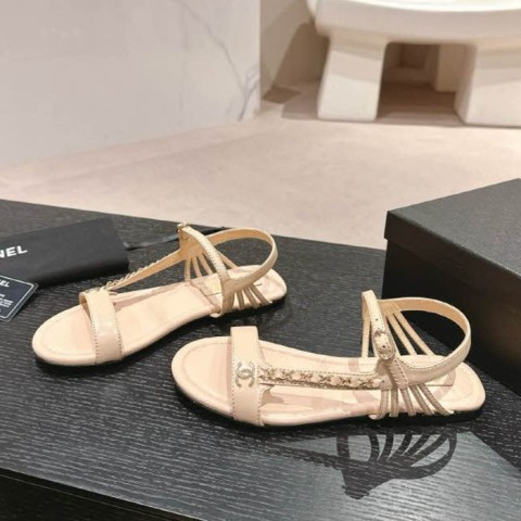 샤넬 24 한정판 3색 여성 샌들 B3876