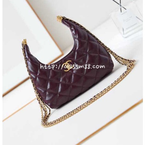 샤넬 24 한정판 AS4966 hobo 크로스백 가방 C3424