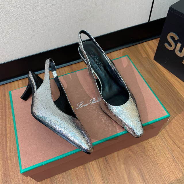 로로피아나 Loro Piana 24 한정판 3색 5cm 여성 하이힐 B4052