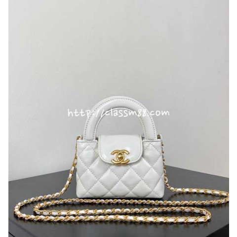 샤넬 24 한정판 m9200 Kelly nano 소가죽 카프스킨 크로스백 가방 C3524