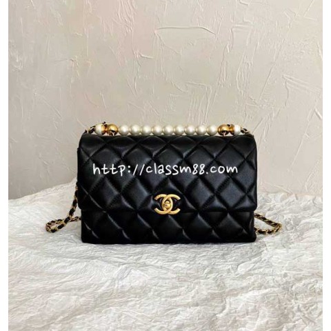 샤넬 24 한정판 m2482 양가죽 램스킨 크로스백 가방 C3629