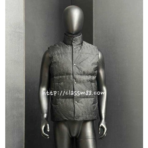 디올 24 한정판 거위털 민소매 패딩 조끼 자켓 A10135