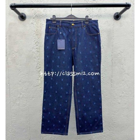 루이비통 25 한정판 남여공용 청바지 긴바지 A10269