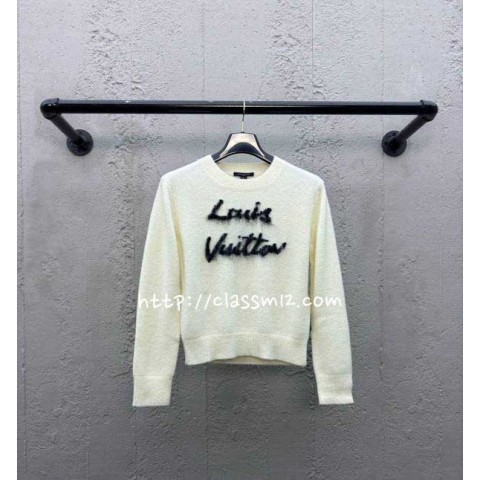 루이비통 25 한정판 남여공용 양털 긴팔 니트 A10332