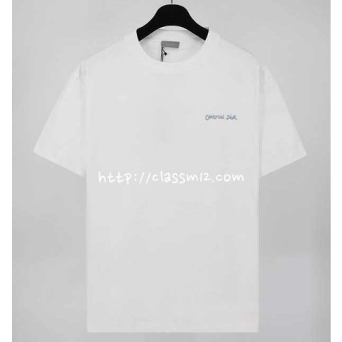 디올 25 한정판 남여공용 반팔 티셔츠 A10377