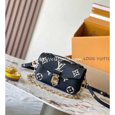 루이비통 25 한정판 M11998 Pochette Metis East West 소가죽 카프스킨 크로스백 가방 C3662