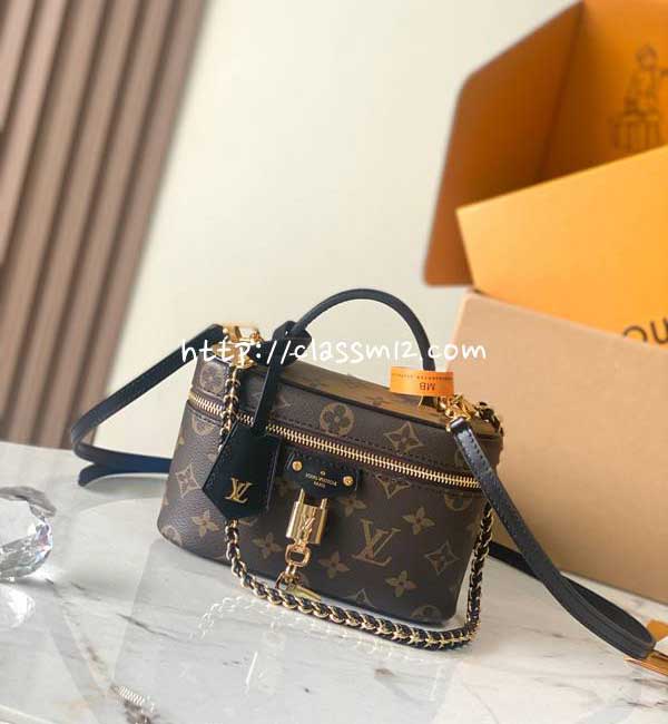 루이비통 25 한정판 M19*11.5*6.5 VANITY CHAIN POUCH 크로스백 가방 C3708