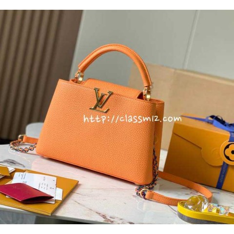 루이비통 25 한정판 M22054 Capucines BB 크로스백 가방 C3810