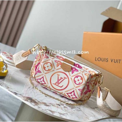 루이비통 25 한정판 Multi Pochette Accessoires M25374 크로스백 가방 C3865