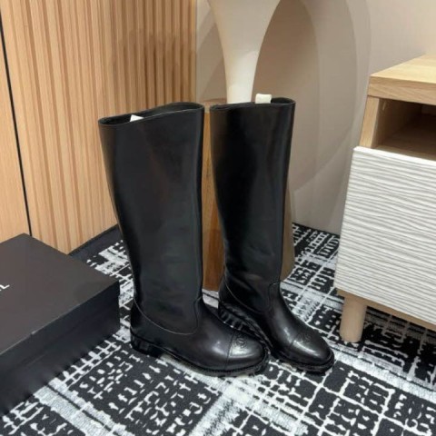 샤넬 25 한정판 4cm 여성 부츠 B4110