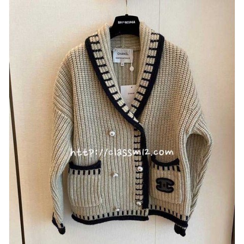 샤넬 25 한정판 긴팔 가디건 A10678