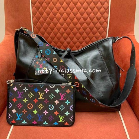 루이비통 25 한정판 carryall vibe M13105 양가죽 램스킨 크로스백 가방 C3875