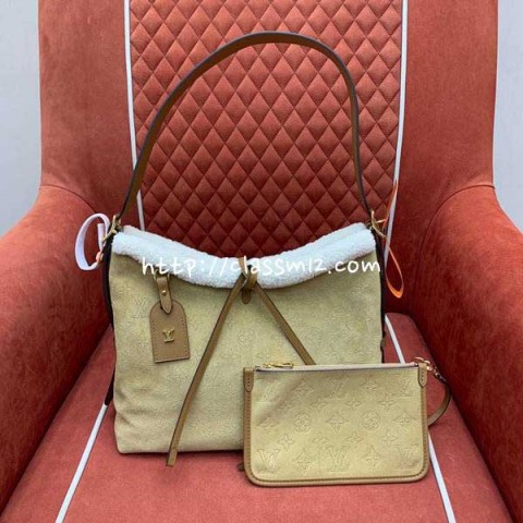 루이비통 25 한정판 carryall M11843OC 양털 크로스백 가방 C3882