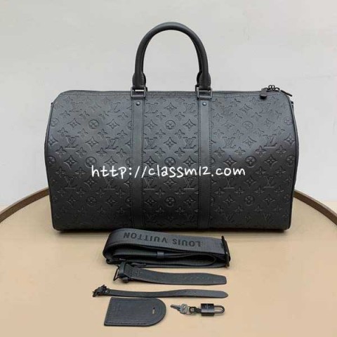 루이비통 25 한정판 Keepall50 M44810 소가죽 카프스킨 여행 가방 C3893