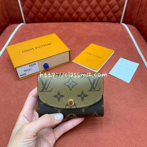 루이비통 25 한정판 Rosalie M82333 카드 지갑 E472