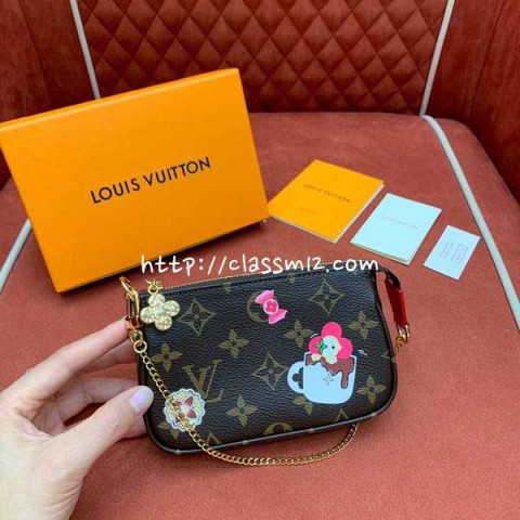 루이비통 25 한정판 Mini Pochrtte Accessories M12205 크로스백 가방 C3910