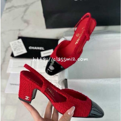 샤넬 25 한정판 여성 하이힐 B4142