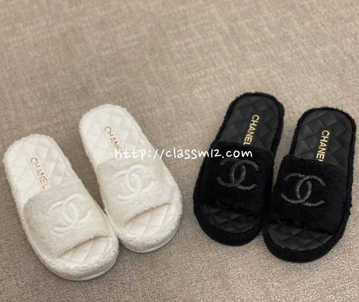 샤넬 25 한정판 여성 슬리퍼 B4143