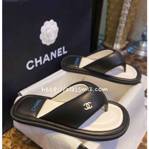 샤넬 25 한정판 여성 슬리퍼 B4144