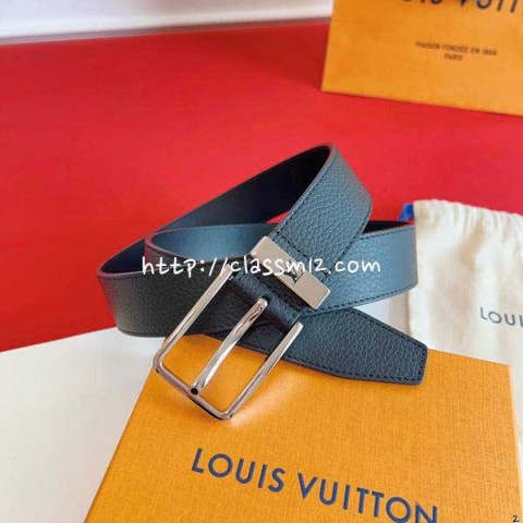 루이비통 25 한정판 3.5cm 벨트 F876