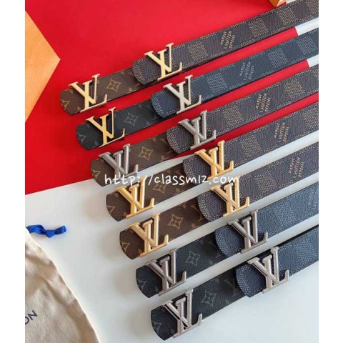 루이비통 25 한정판 4.0cm 벨트 F888