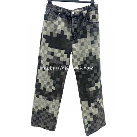 루이비통 25 한정판 청바지 긴바지 A10934