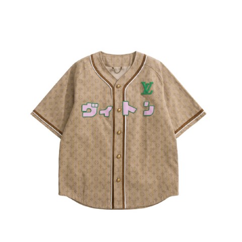 루이비통 25 한정판 퍼렐 AND NIGO 베이스볼 셔츠 A11048