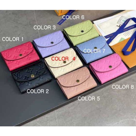 루이비통 25 한정판 8색 11cm 반지갑 E536