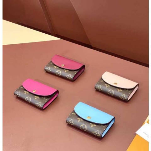 루이비통 25 한정판 4색 11cm 카드 지갑 E586