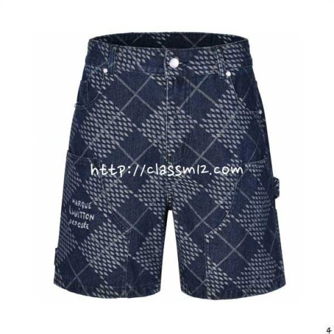 루이비통 25 한정판 청바지 반바지 A11089
