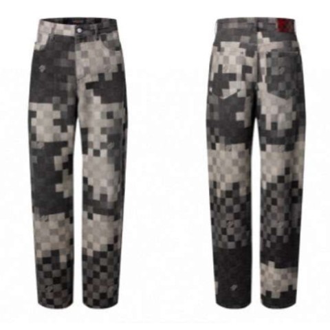 루이비통 25 한정판  다모플라주 클래식 데님 팬츠 A11226