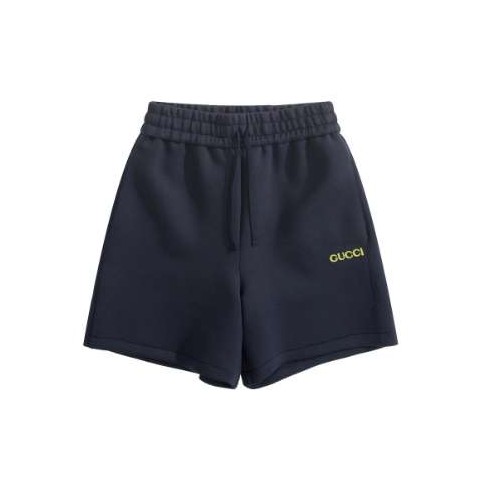 구찌 25 한정판 로고 패치 코튼 쇼츠 A11238